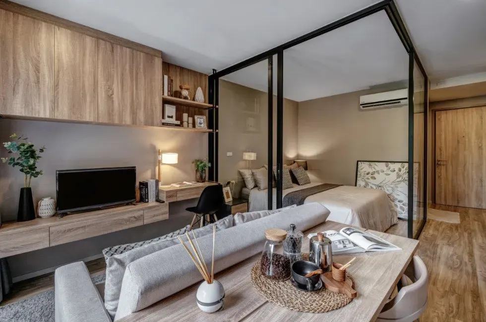 1 ห้องนอน · 1 ห้องน้ำ · 31 m²