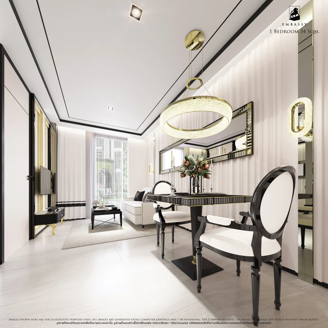 Condo · 1 ห้องนอน · 1 ห้องน้ำ · 33 m²