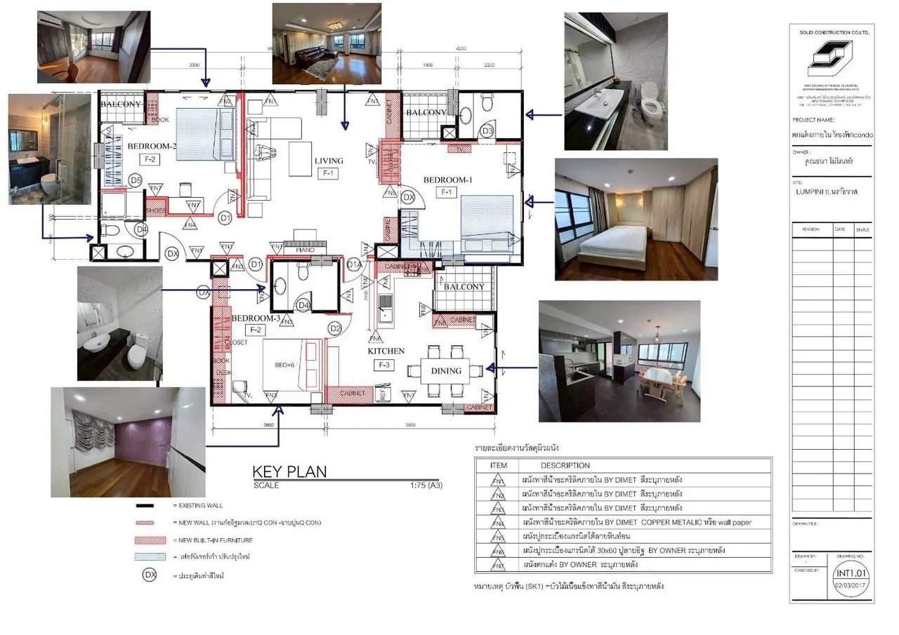 Penthouse · 3 ch. · 3 sdb · 136 m²