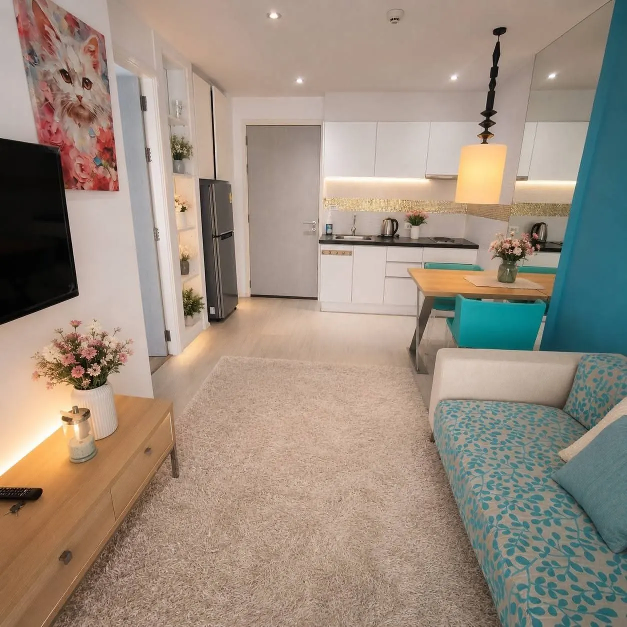 1 ห้องนอน · 1 ห้องน้ำ · 37 m²
