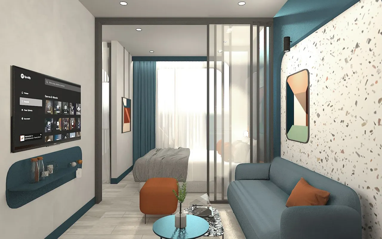 Condo · 1 室 · 1 卫 · 25 m²
