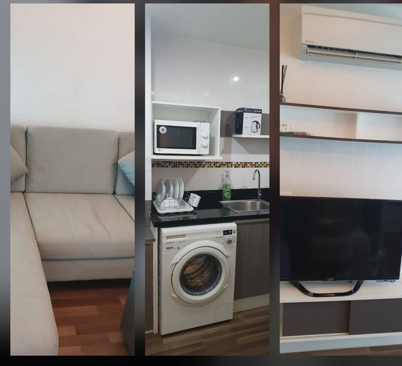 1 ห้องนอน · 1 ห้องน้ำ · 34 m²