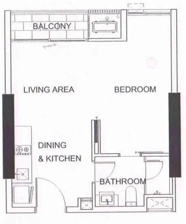 Condo · 1 сп. · 1 ванн. · 39 m²