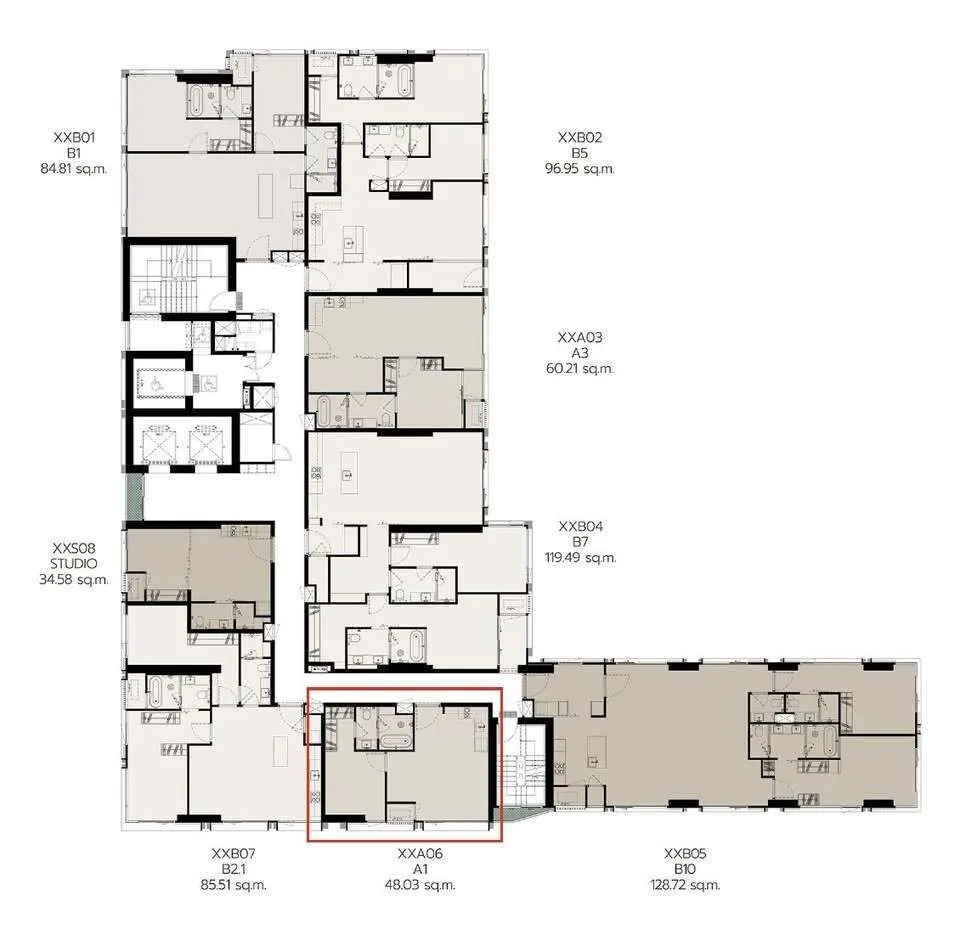 Condo · 1 ch. · 1 sdb · 48 m²