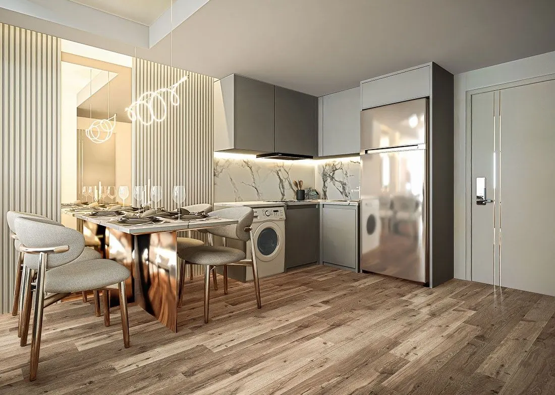 Condo · 1 室 · 1 卫 · 35 m²