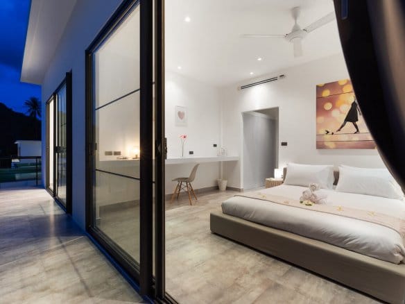 villa california bedroom koh samui