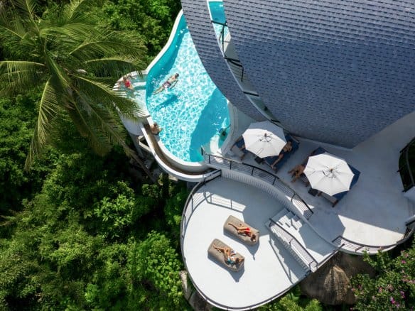 villa samui turtle swimming pool