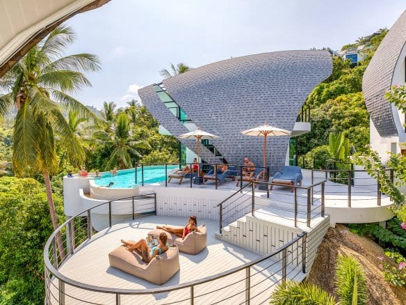 villa samui rooftop design