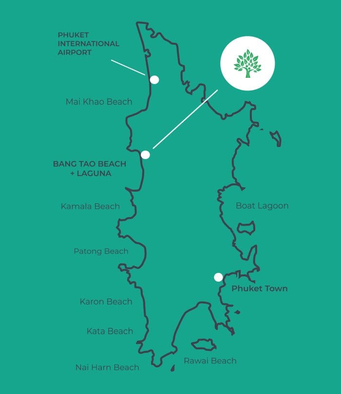 Phuket Layan Eco Residence 4 map layan residence